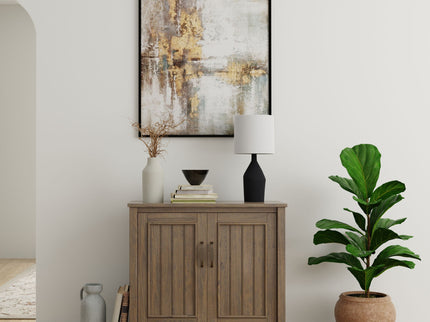 Lev - Low Storage Cabinet - Smoky Brown