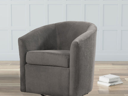 Oaklynn - Barrel Style Swivel Accent Chair