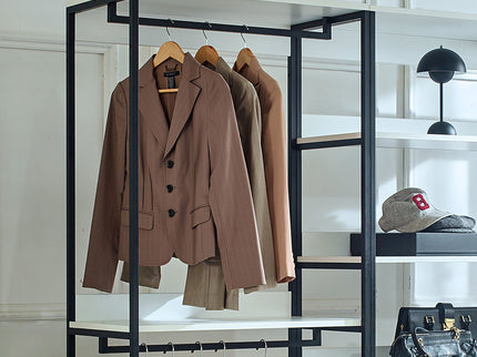 Fiona - Freestanding Walk-In Closet System - White - Wood