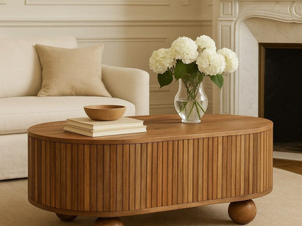 Soba - Ball Lid Up Coffee Table - Oak