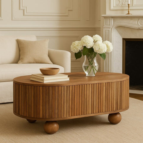 Soba - Ball Lid Up Coffee Table - Oak
