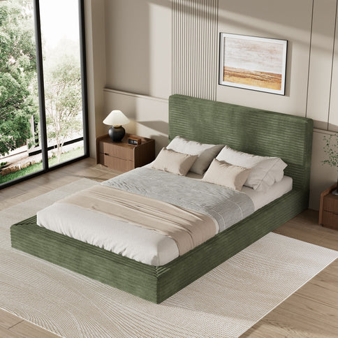 Airframe - Upholstered Bed Frame, Cloud Soft Headboard