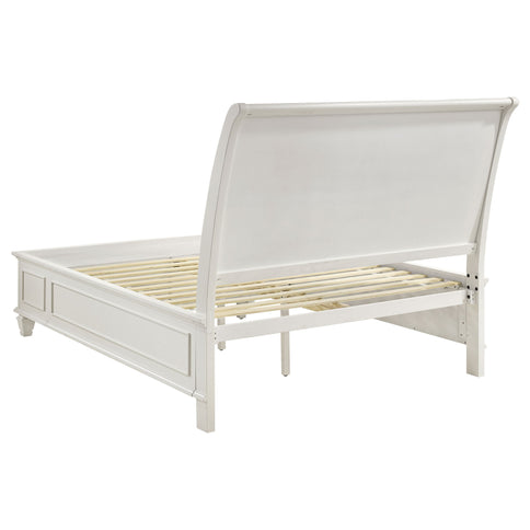Rocco - 4 Piece Queen Bedroom Set - Cream White