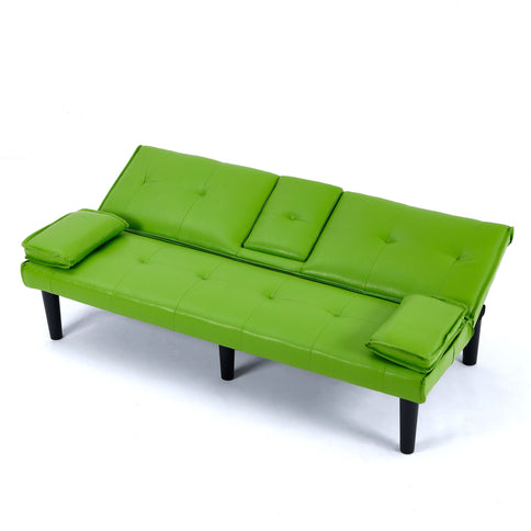 Sofa Bed With Foldable Design And Cup Holder