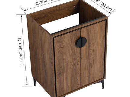 Modern Bathroom Vanity Storage Cabinet With Soft Closing Doors And Engineered Wood Construction