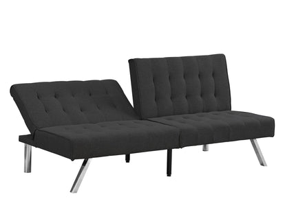 Modern Sofa Bed With Wood Frame And Stainless Legs