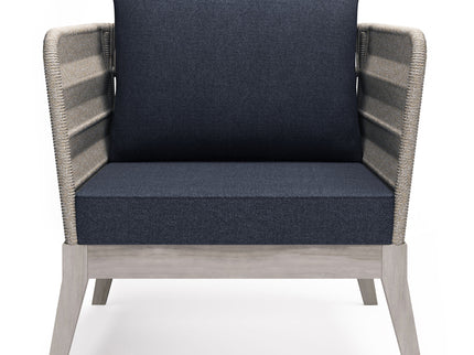 Santiago - Outdoor Conversation Chair - Slate Gray