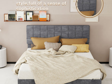 Yungan Lingge Minimalist Soft Pack Headboard Bed