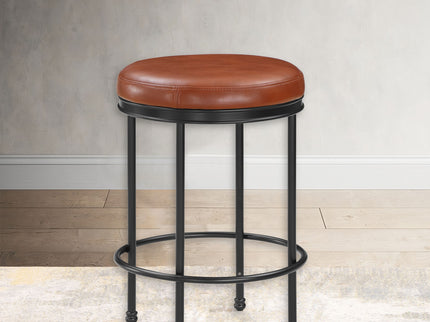 Michael - Backless Counter Height Stool - Caramel