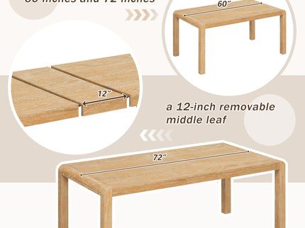 Extendable Dining Table Set With 4 Upholstered Chairs And 1 Bench
