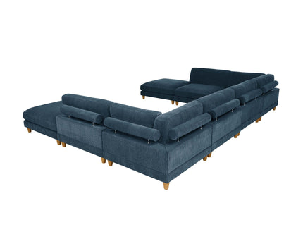 Modern Modular Sectional With Adjustable Back Support
