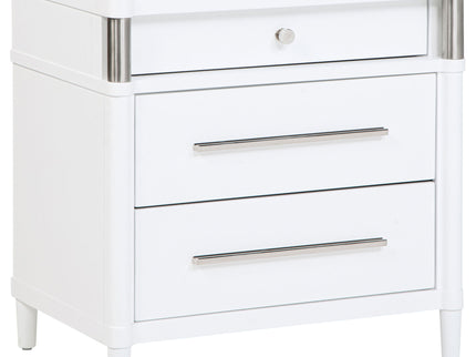 Robinson - 3 Drawer Nightstand - White
