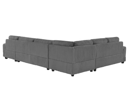 Oversized Sectional Sofa U - Shaped Sofa Couch Modern Sofa Upholstered In Soft With A Chaise Lounge For Living Room