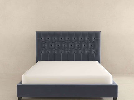 Donald - Mid-Century Modern Upholstered Platform Bed