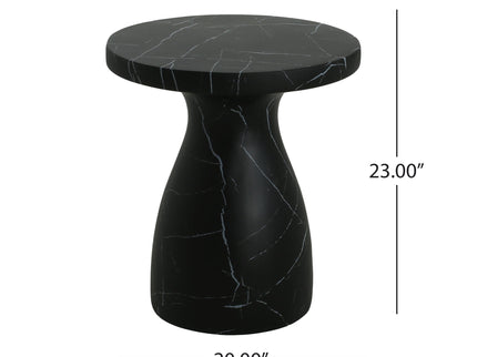 Outdoor / Indoor Travertine Side Table Lightweight