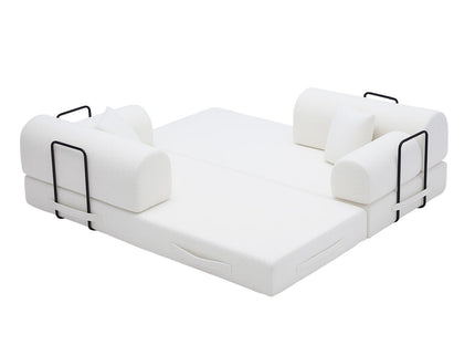 Convertible Sleeper Sofa Bed, Floor Lounge Couch For Living Room