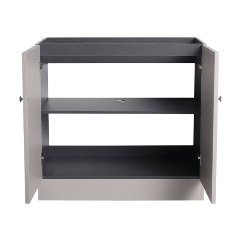 Modern Freestanding Bathroom Vanity With Soft Close Cabinet Doors