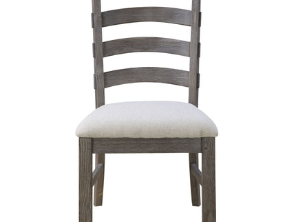 Upholstered Dining Chairs (Set of 2) - Brown - Wood