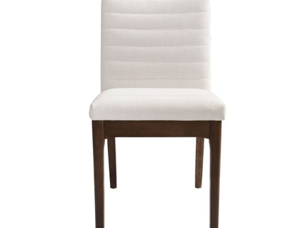 Upholstered Dining Chairs With Rubber Legs (Set of 2)