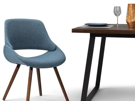 Malden - Bentwood Upholstered Dining Chair With Wood Back