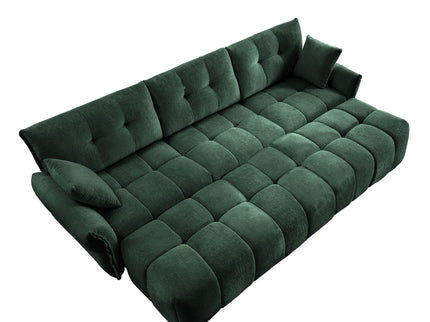 Sofa Set With Ottoman And Pillows, Textured, High Resilience Cushions