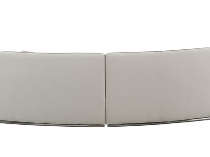 Sahara - Boucle Sectional Sofa With 3 Pillows - Beige