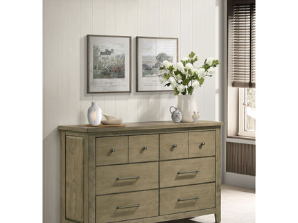 Pelton - 6 Drawer Dresser - Oak