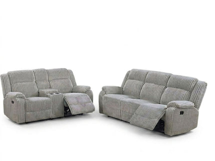 Modern Living Room Set With Pillow Arms