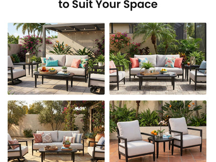 Outdoor Elegance Table, Rounded Corners