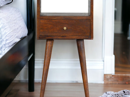 Solid Wood Mini Nightstand