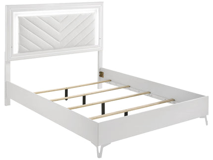 Buckley - Panel Bed With LED Trim