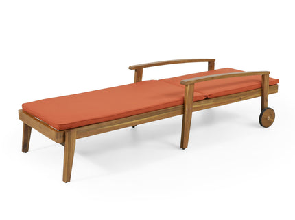 Jason - Chaise Lounge Adjustable Acacia Wood Outdoor Furniture