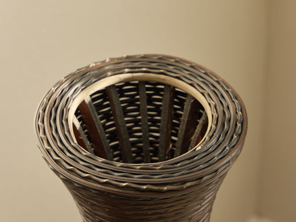 Tall Designer Floor Vase With Elegant 2 Tone