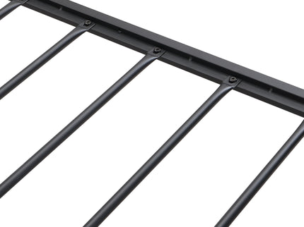 Modern Bed Frame With LED Lights, Upholstered Headboard, USB Charging