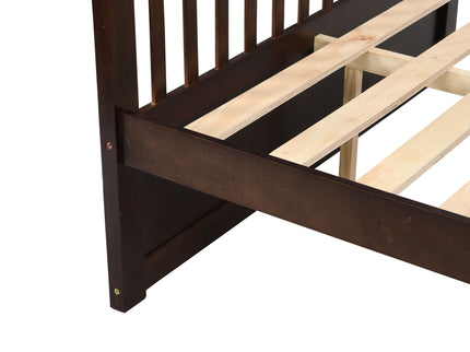 Bunk Bed With Ladder, And Safety Guard Rails