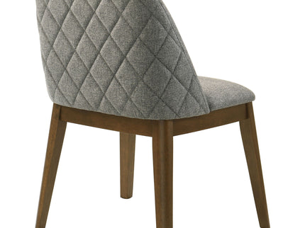 Hutchins - Dining Side Chair (Set of 2) - Gray / Brown
