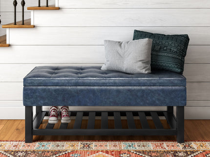 Cosmopolitan - Storage Ottoman Bench With Open Bottom