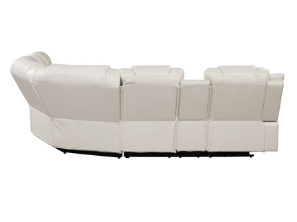 Challenger - Recliner Sectional Sofa, Built In USB, C Ports & Bluetooth