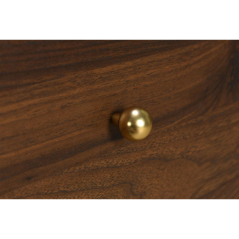 Anza - 6 Drawer Dresser Cabinet - Walnut