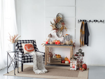 Metal Wall Art With Grid Pattern - Silver