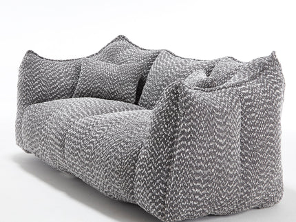Comfortable Dual Beanbag Chair With High Resilience Foam Core For 2 People