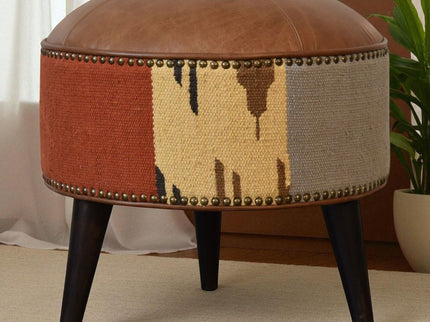 Footstool - Brown