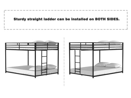 Adam - Full Over Full Bunk Bed - Black