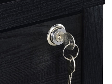 Geary - 3 Shelf Bookcase With USB Charging And Lockable Top Drawer