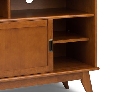 Draper - Handcrafted Mid Century Low TV Media Stand