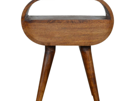 Circular Open Bedside Nightstand