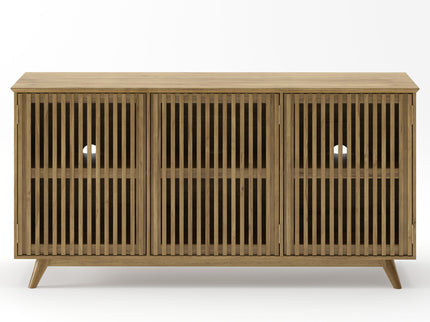 TV Stand With Adjustable Shelf - Natural
