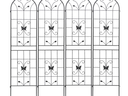 Garden Metal Trellis Rustproof Trellis For Climbing Plants Outdoor Flower Support