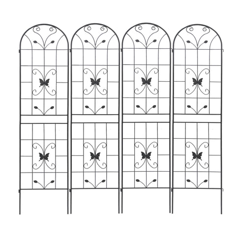 Garden Metal Trellis Rustproof Trellis For Climbing Plants Outdoor Flower Support