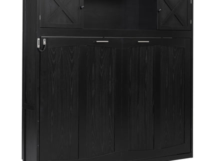 Murphy Bed With Storage Cabinets